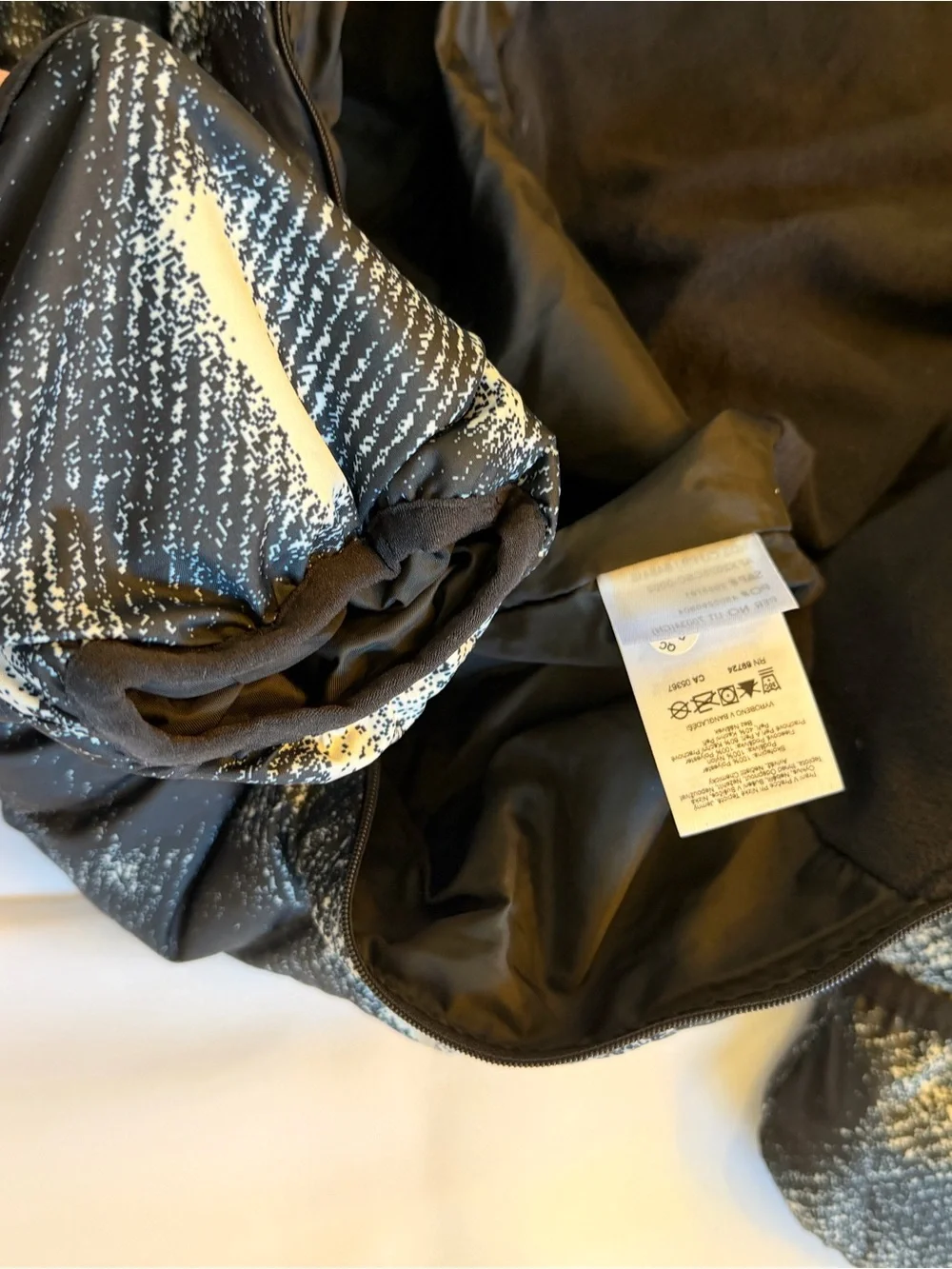 Columbia Snowsuit One-Piece in Black and White Plaid
